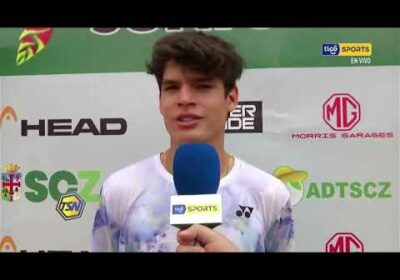 Juan Carlos Prado ganó por primera vez el trofeo Patujú Junior Open 🎾 realizado en Santa Cruz.