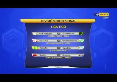 Analizamos la designación de árbitros para la Fecha 26 de la Liga Tigo.