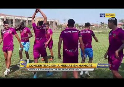 Concentración a madias en Mamoré. Visitan a Tomayapo con salarios atrasados.