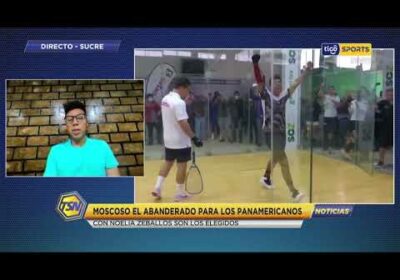 Moscoso el abanderado para los Panamericanos. Con Noelia Zeballos son los elegidos.