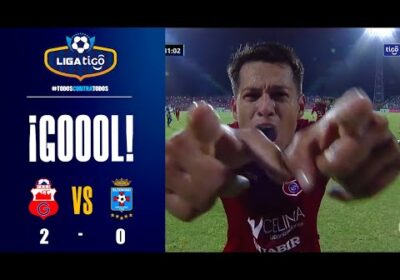 81′ ¡Gol de Guabirá! Juan Carlos Montenegro define de derecha y aumenta el marcador.