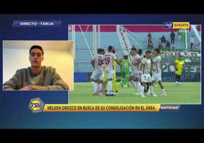 Nelson Orozco en busca de su consolidación en el área de Tomayapo. Esto dijo el delantero en Tsn.
