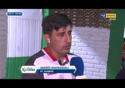 Andrés Marinangeli, DT. de guabirá, habló luego de derrotar a Blooming en Montero.