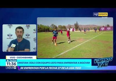Cristián Díaz con equipo listo para enfrentar a Bolívar ⚔️. Estas son las impresiones del estratega.