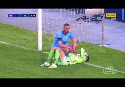 🏆 29′ ¡Notable Carlos Lampe! Rodrigo Amaral sacó una bomba pero fue espectacular la respuesta.