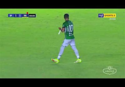 🏆83′ ¡Expulsado Hugo Dorrego! 🔥Anotó y terminó viendo la tarjeta roja por un gesto polémico.
