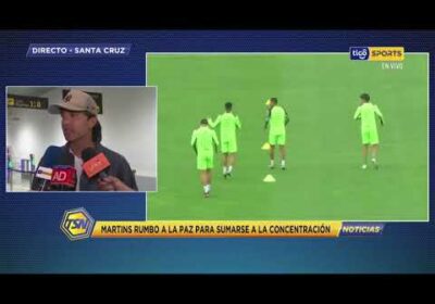 Marcelo Martins rumbo a La Paz para sumarse a la concentración de la ‘Verde’.