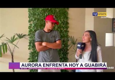 Sebastián Zaracho, jugador de Aurora, nos dice como se preparan para enfrentar al ‘Azucarero’.