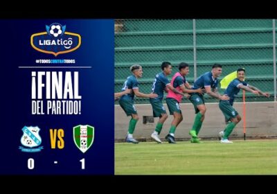 90+4′ ¡Final del partido! Real Tomayapo se llevó los tres puntos de Pando tras vencer a Vaca Díez.