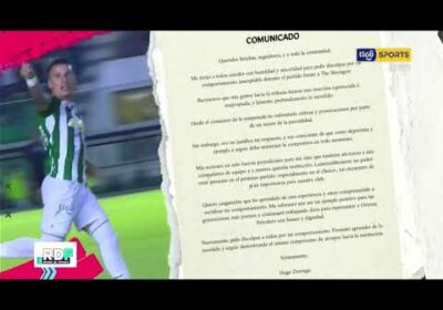 ⚽️ #RitmoDeFútbol: Dorrego pide disculpas por su accionar🙏 #TigoSportsBolivia 🔵🟡🏆