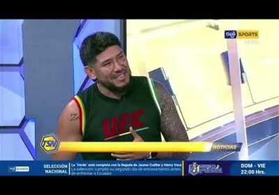 🚨’Chicho’ Medina nos visitó en #TigoSportsNoticias 🚨 para conversar sobre su contrato 🖊️ de la UFC 🥊