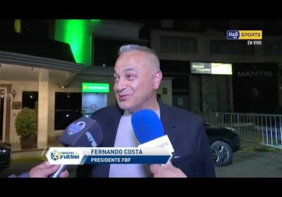 Fernando Costa llegó a la concentración de la ‘Verde’. 🇧🇴 Aclaró que está todo bien con el plantel.