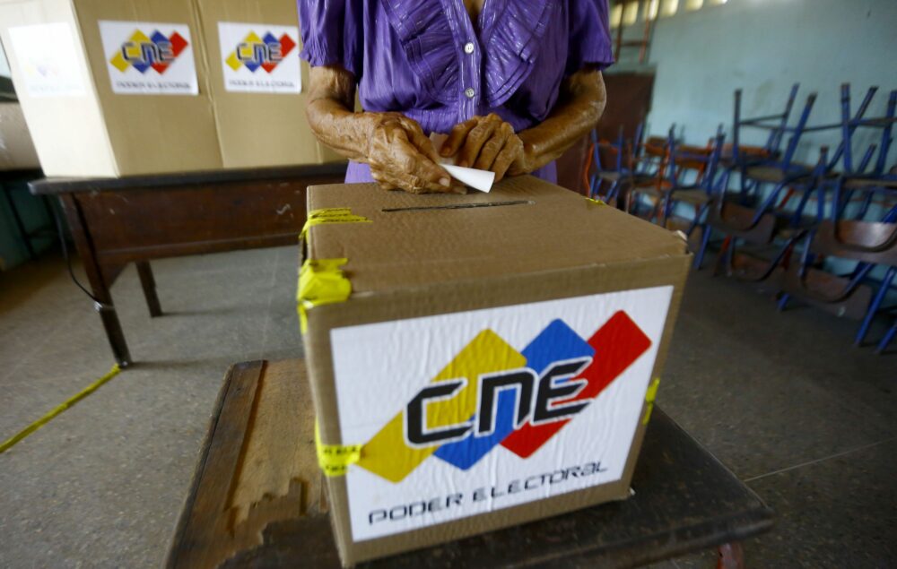 Una urna de votación en Venezuela (Juan Carlos Hernandez/ZUMA Press / DPA/Archivo)