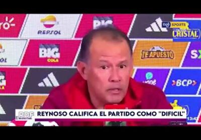Máximo Reynoso, DT. de Perú, califica el partido como “Difícil”.