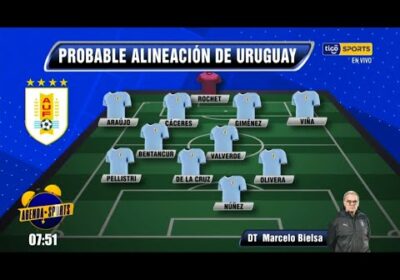 Este sería el probable onceno del cuadro ‘Charrúa’ que enfrentaría a nuestra selección