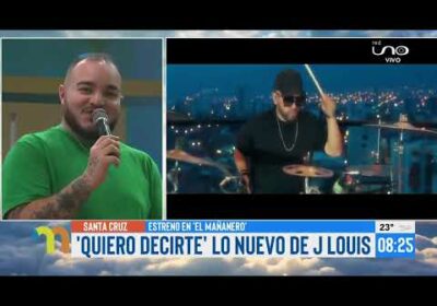 «Quiero decirte» lo nuevo de J Louis