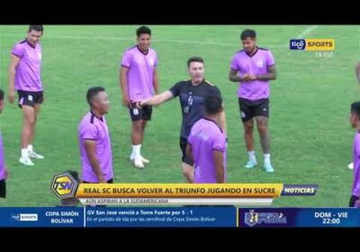 Real Santa Cruz busca volver al triunfo jugando en Sucre. Aún aspiran a la Sudamericana.