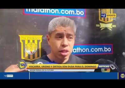 Viscarra, Ursino y Ortega son duda para el domingo. Wayar piensa en su futuro.