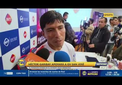 Héctor Garibay apoyará a GV San José. El fondista estará en el estadio Jesús Bermúdez.