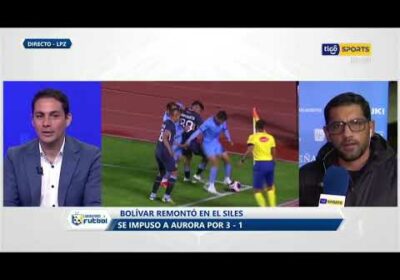 Wálter Flores, DT. de Bolívar, habló en Laboratorio tras la victoria ida de la ‘Academia’.