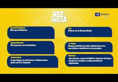 ¿Será suficiente el 3-1 para que Bolívar llegue a la final? 🗣️ Esto nos decían en la Voz del hincha.
