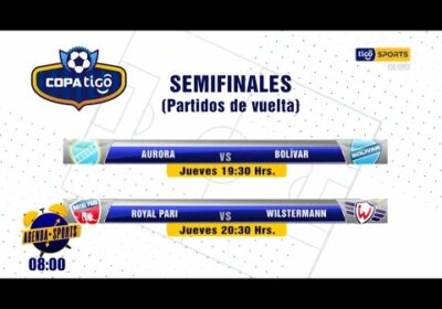 Te mostramos el fixture para los partidos de vuelta de las semifinales por la #CopaTigo 🏆