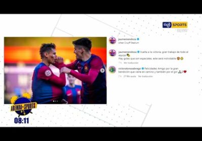 Jaume Cuéllar expresó su felicidad 🤩 en sus redes tras marcar su primer gol en el Barça B