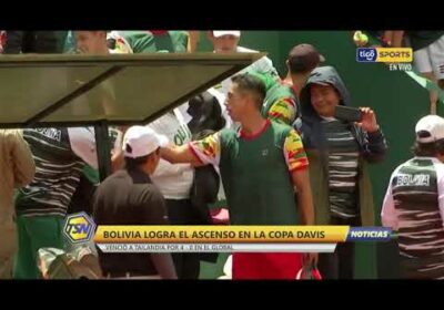 ¡Bolivia 🇧🇴 logra el ascenso en la Copa Davis! 🤩El equipo boliviano venció ⚔️ a Tailandia.