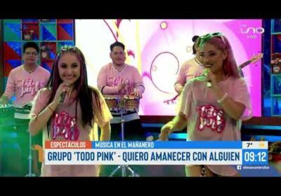 Grupo «TODO PINK» por primera vez en El Mañanero