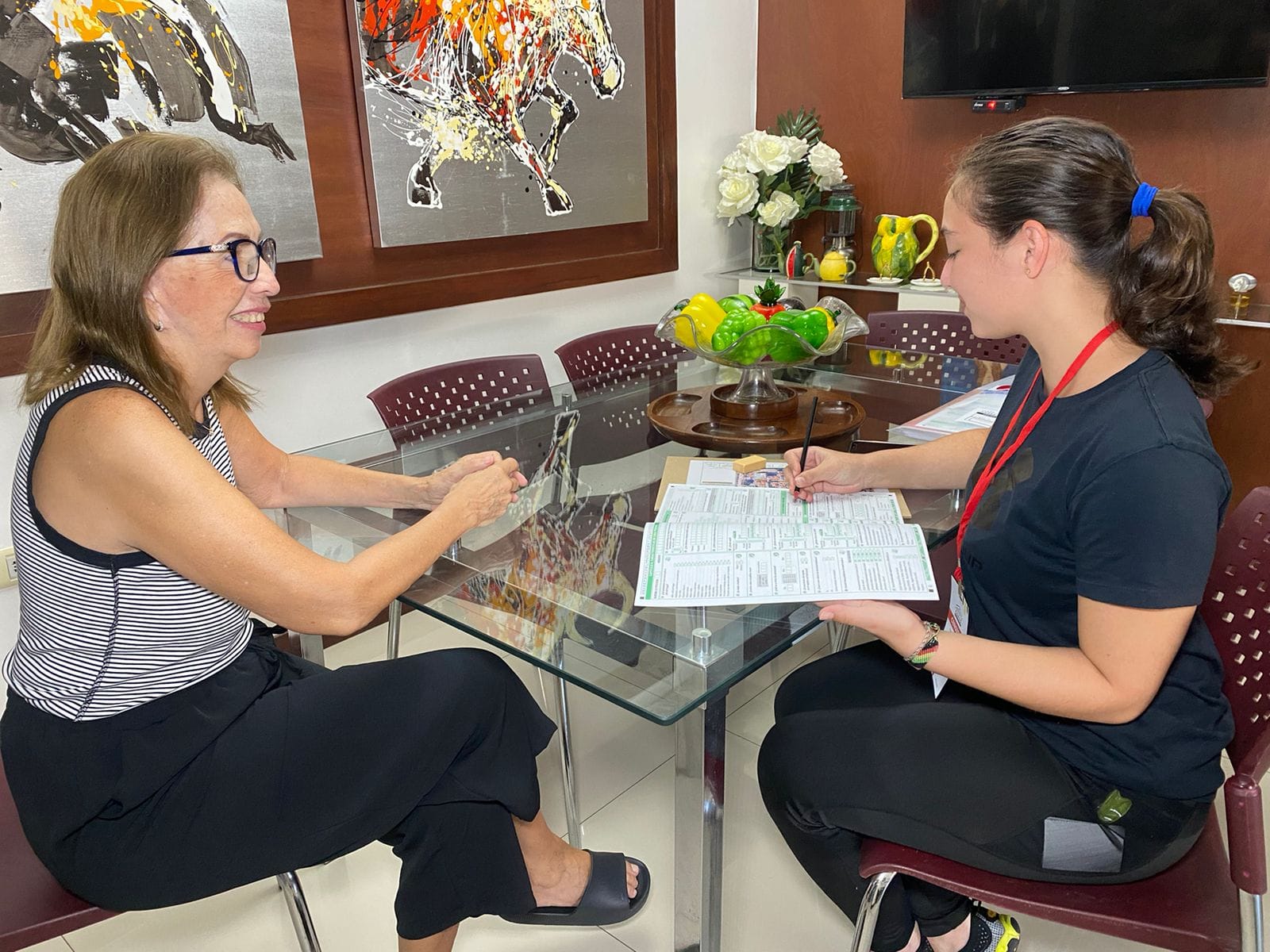 Senadora Centa Rek fue censada en su domicilio Distintas figuras