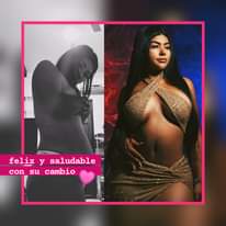 Puede ser una imagen de 2 personas y texto que dice "feliz felizysaludable y saludable con concambio su cambio -"