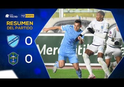 ¡No hubo goles! Bolívar y San Antonio empataron en el Siles