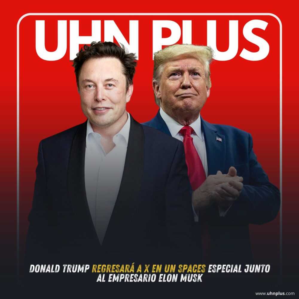 AHORA Elon Musk confirma el regreso de Donald Trump a 𝕏 para una ...