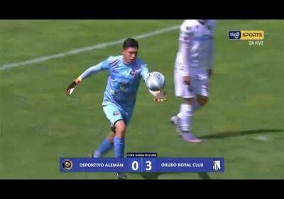 ¡Goleada Decana! Oruro Royal mostró contundencia frente a Deportivo Alemán en Sucre