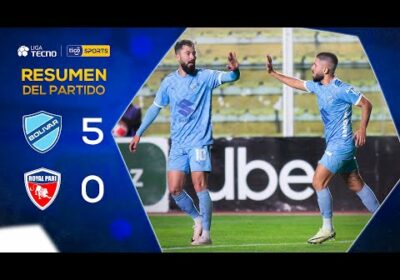 ¡Bolívar gana con una contundente goleada!