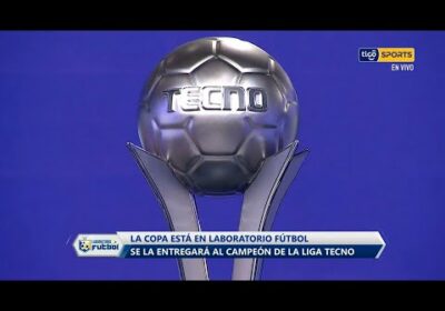 ¡La espera ha terminado!⌛️Te presentamos el trofeo 🏆 de la Liga Tecno 🇧🇴.