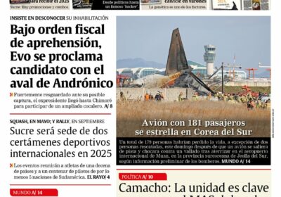 Buenos días, estimados seguidores. Les presentamos la #portada de nuestra edición impresa de hoy,…