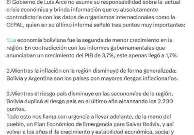 | #Política El expresidente Evo Morales cuestionó que el jefe de Estado, Luis…