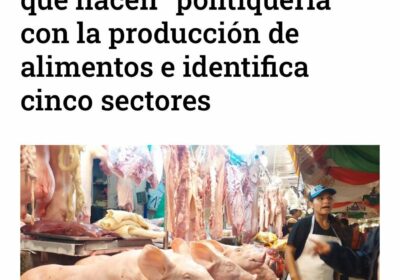 Politiquería es el modelo comunista fracasado del MAS, con sus empresas estatales deficitarias y…