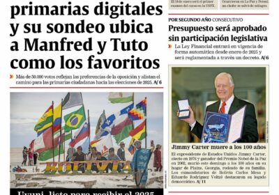 Buenos días, estimados seguidores. Les presentamos la #portada de nuestra edición impresa de hoy,…