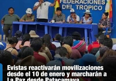 | El Pacto de Unidad ratificó la candidatura de Evo Morales para la…