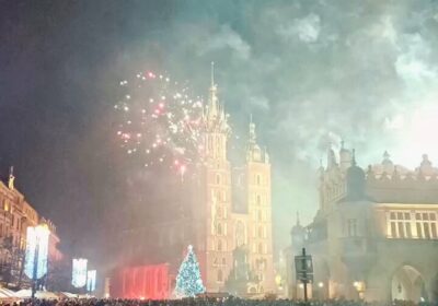 🇵🇱 | Así celebran la víspera de año nuevo en Cracovia, Polonia: