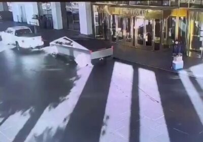 🇺🇸 | URGENTE Comparten imágenes de vigilancia de la explosión de una camioneta CyberTruck…