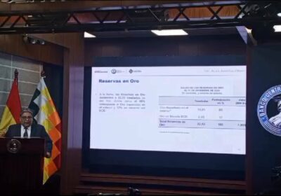 El presidente del Banco Central de Bolivia, Edwin Rojas, informa que sobre los aspectos…