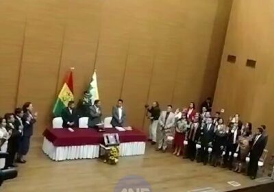 | El presidente Luis Arce posesionó a los nuevos magistrados del Tribunal Supremo…