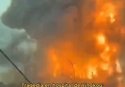 🇨🇳 | Explosión de una camioneta cargada con polvo de magnesio frente a un…