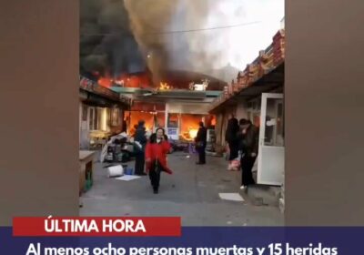 🇨🇳 | Al menos ocho personas muertas y 15 heridas tras un incendio en…