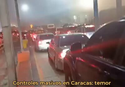 🇻🇪 | Enorme despliegue militar y largas colas en la entrada de Tazón a…