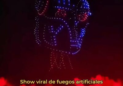 🇨🇳 | China sorprende al mundo con un espectáculo viral que combina fuegos artificiales…