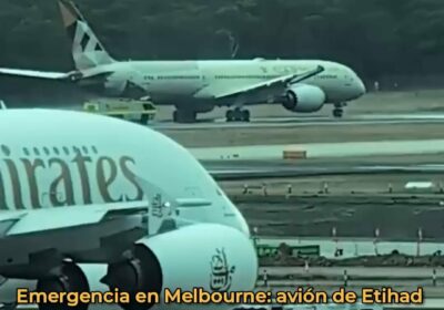 🇦🇺 | Un Boeing 787-9 Dreamliner de Etihad Airways con 289 pasajeros a bordo…